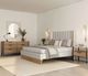 A.R.T. Furniture® Portico Cream Queen  Upholstered Shelter Panel Bed-1