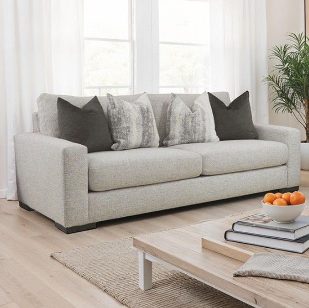 Furniture of America® Romsey Light Gray Loveseat-0