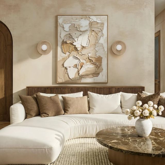Renwil® Myrtos Beige Wall Sconce-1