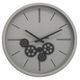 YHD Black/Off-White Contemporary Wall Clock-0