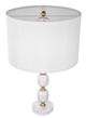 A & B Home White Marble Table Lamp -1