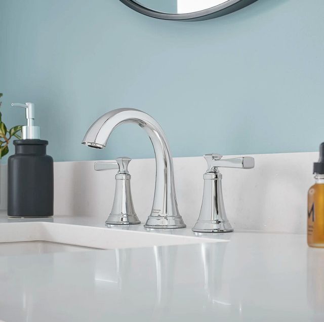 American Standard Glenmere Polished Chrome 8" Widespread 2-Handle Bathroom Faucet with Lever Handles-2