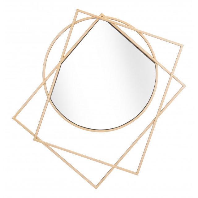Zuo® Modern Vertex Gold Mirror-1