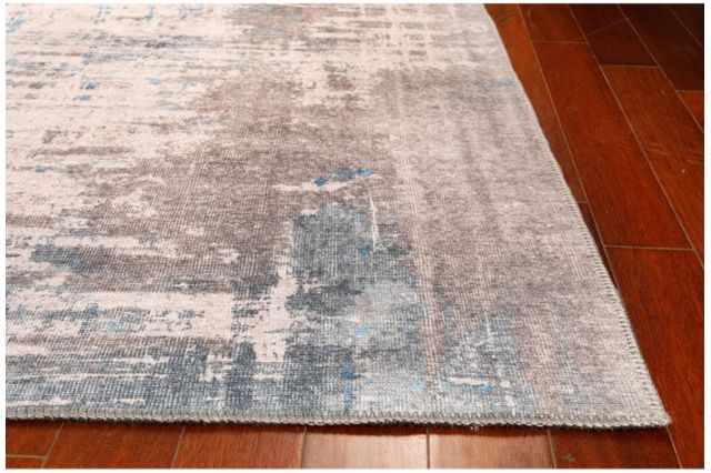 KAS Rugs London Blue/Gray Elements 5'x8' Area Rug-1