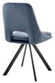 Armen Living Lexi 2-Piece Blue Dining Accent Chairs-3