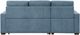 Homelegance® Waitsfield 2-Piece Blue Left-Arm Facing Pull-out Sleeper Sectional and Chaise with Hidden Storage-4