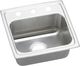 Elkay Lustertone® Classic Lustrous Satin Stainless Steel Single Bowl Drop-in ADA Kitchen Sink with Quick-clip-0