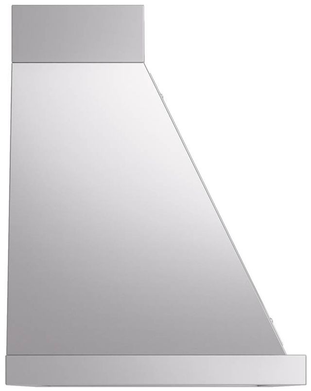Ilve® Nostalgie II Noblesse 48" Stainless Steel Wall Mounted Range Hood with Chrome Trim-2