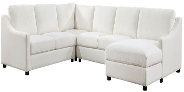 Homelegance® Zayden 4-Piece Ivory Sectional-0