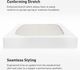 BEDGEAR® Dri-Tec® Bright White Queen Foundation Cover-3