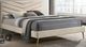 Furniture of America® Vivar Beige Twin Upholstered Panel Bed-0