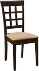Coaster® Gabriel 5 Piece Cappuccino Dining Table Set-1