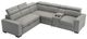Homelegance® Farrah 3-Piece Gray Sectional-0