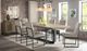 Intercon Eden Rustic Dune Top Dining Table with Black Pedestal Base-1