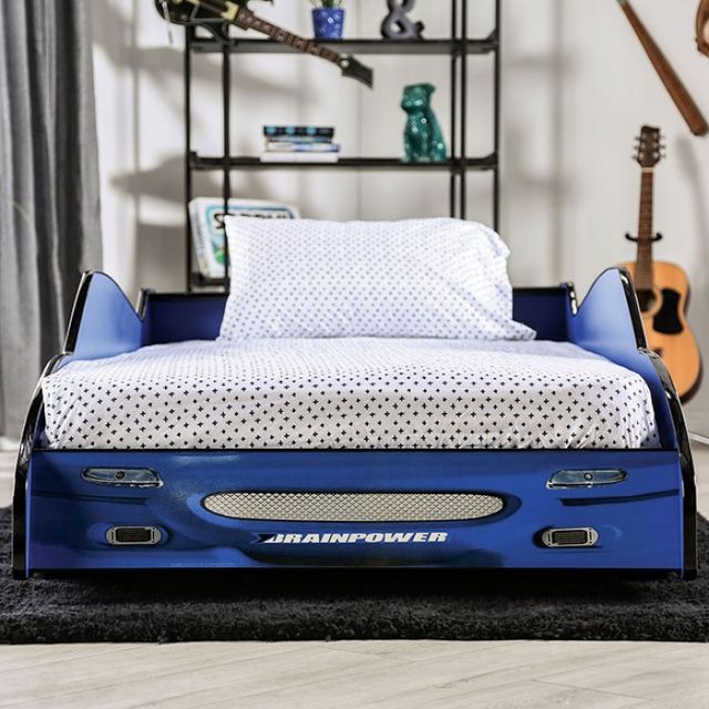 Furniture of America® Dustrack Blue Twin Bed