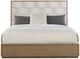 Hooker® Furniture Sonnet Savile Oatmeal/Wren Queen Upholstered Panel Bed-2