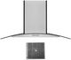 Hauslane 36" Stainless Steel Wall Mounted Range Hood -2