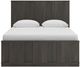 Signature Design by Ashley® Jadiston Dark Brown Queen Panel Platform Bed-1