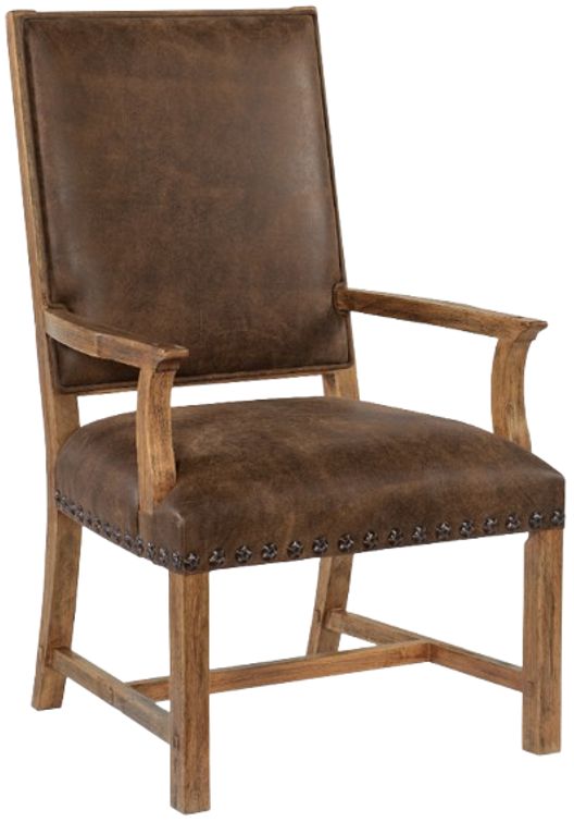 Hooker® Furniture Big Sky Seville Timber/Vintage Natural Host Dining Chair-0