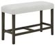 New Classic® Home Furnishings Carissa Espresso/Stone Counter Dining Bench-0