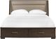Riverside Furniture Monterey Beige/Mink Queen Upholstered Panel Storage Bed-1