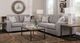 Decor-Rest® Furniture LTD Customizable 2483 Fabric Wide Arm Loveseat-1