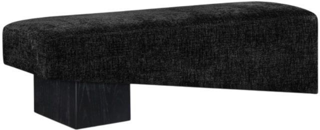 Meridian Furniture Alora Black Upholstered Bench-0
