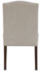 Homelegance® Paulson Taupe/Wire Brushed Brown Side Chair with Nailhead-4