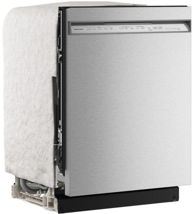 KitchenAid® 24" PrintShield™ Stainless Steel Front Control Built-In Dishwasher with Third Level Jet Rack and 40+ Total Wash Jets-3