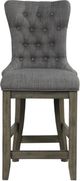 Bernards Hartford Gray Upholstered Counter Stool-2