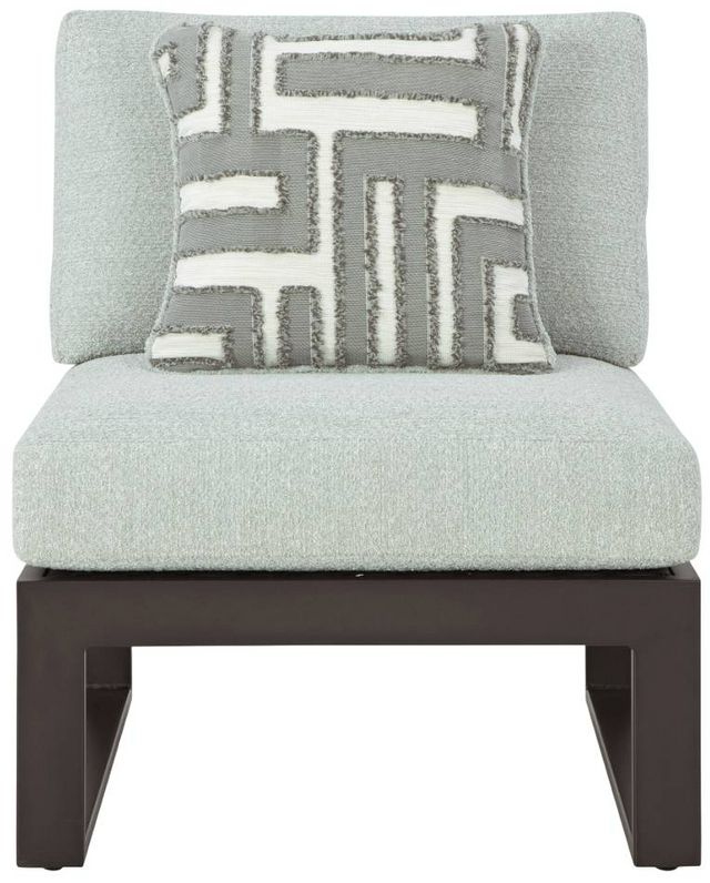 Signature Design by Ashley® Beachloft 3-Piece Black/Gray Aluminum/Fabric Outdoor Small Spaced Sectional-1