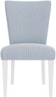 Riverside Furniture Rosalie 2-Piece Blue/White Caps Upholstered Dining Side Chair Set-3