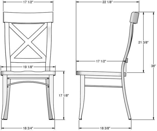 Amisco Customizable Kyle Dining Side Chair-2