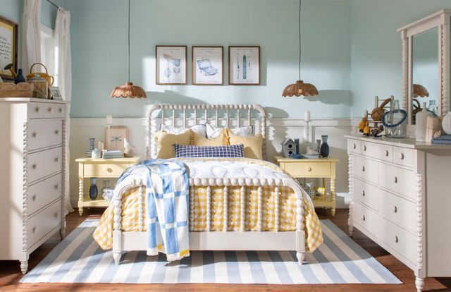 Legacy Classic Lake House Sailcloth Queen Jenny Lind Bed-1