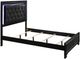 Crown Mark Micah Black Full Upholstered Panel Youth Bed-1