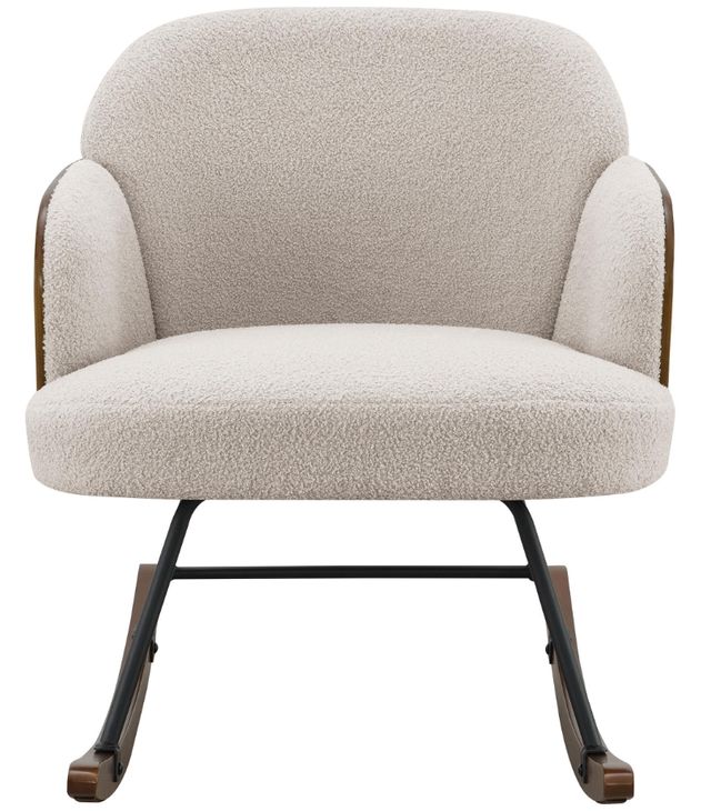 Coaster® Paige Beige Rocking Chair-1