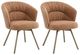 ACME Furniture Lidi 2-Piece Rust Orange Side Chair Set-0