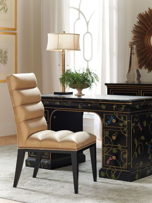 Lexington Home Customizable Raines Leather Side Chair-1
