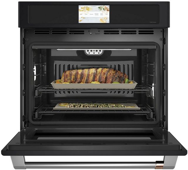 Café™ 30" Matte Black Single Electric Wall Oven-2