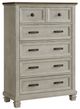 Elements International Farmington 5-Piece Medium Brown/Washed Stone Queen Panel Bedroom Set-3