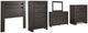 Signature Design by Ashley® Brinxton 5-Piece Charcoal King/California King Panel Headboard Bed Set-0