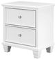 Signature Design by Ashley® Fortman White Nightstand-3