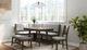 Bernards Dorval Gray/Old World Upholstered Dining Side Chair-1