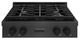 ZLINE Paramount 30" Black Satin Stainless Steel Gas Rangetop with 4 Burners and Porcelain Cooktop -0
