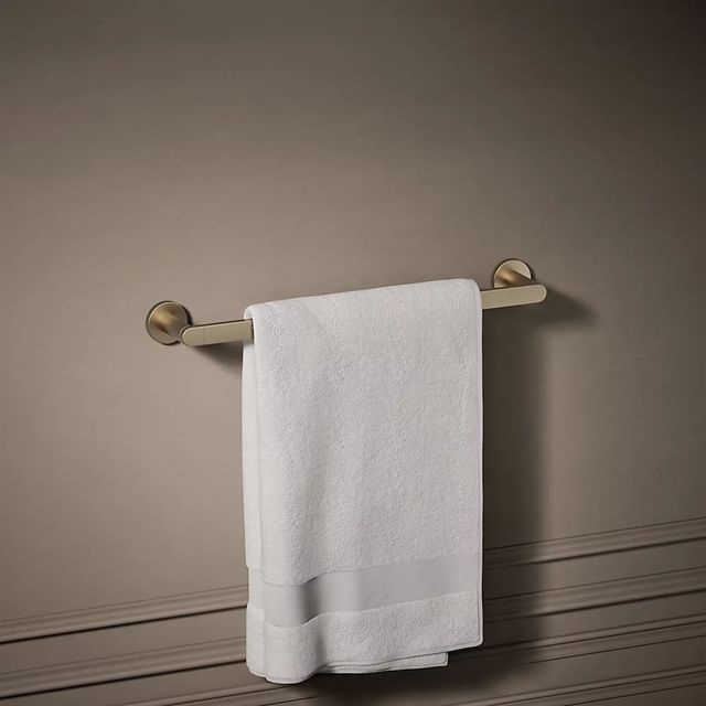 KOHLER® Composed® Vibrant Brushed Bronze 18" Towel Bar-1
