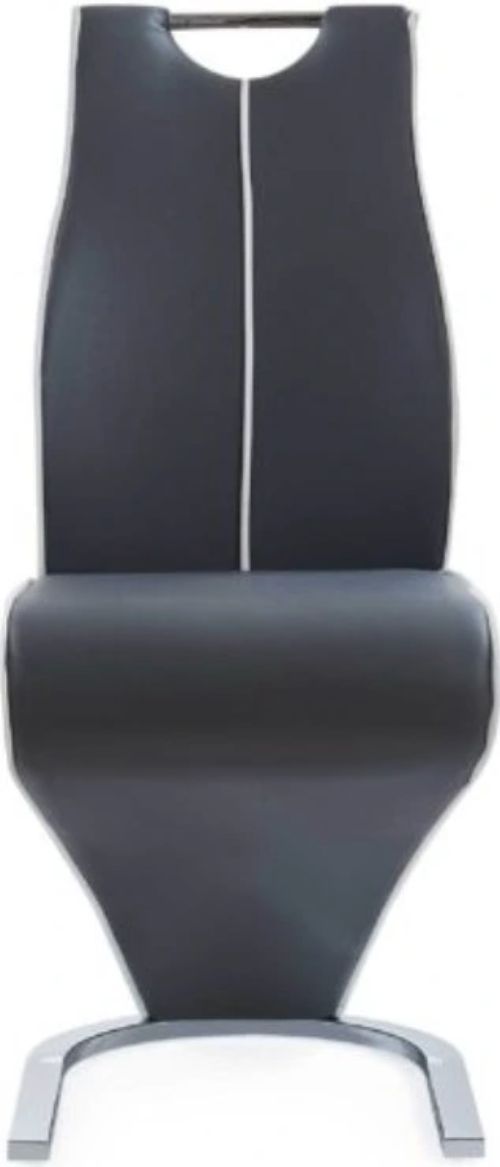 Global Furniture USA Dark Gray/White Dining Side Chair-1