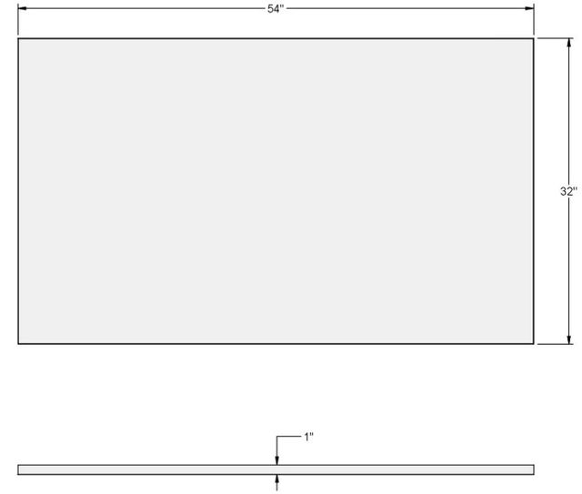 Amisco Customizable Lidya 54" Dining Table-2