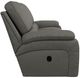 La-Z-Boy® Greyson Blue Gray Leather Manual Reclining Loveseat-2