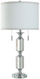 StyleCraft Crystal/White Table Lamp-0