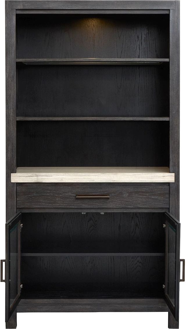 Magnussen Home® Plum Creek Marble/Ravenwood Black Display Cabinet-3